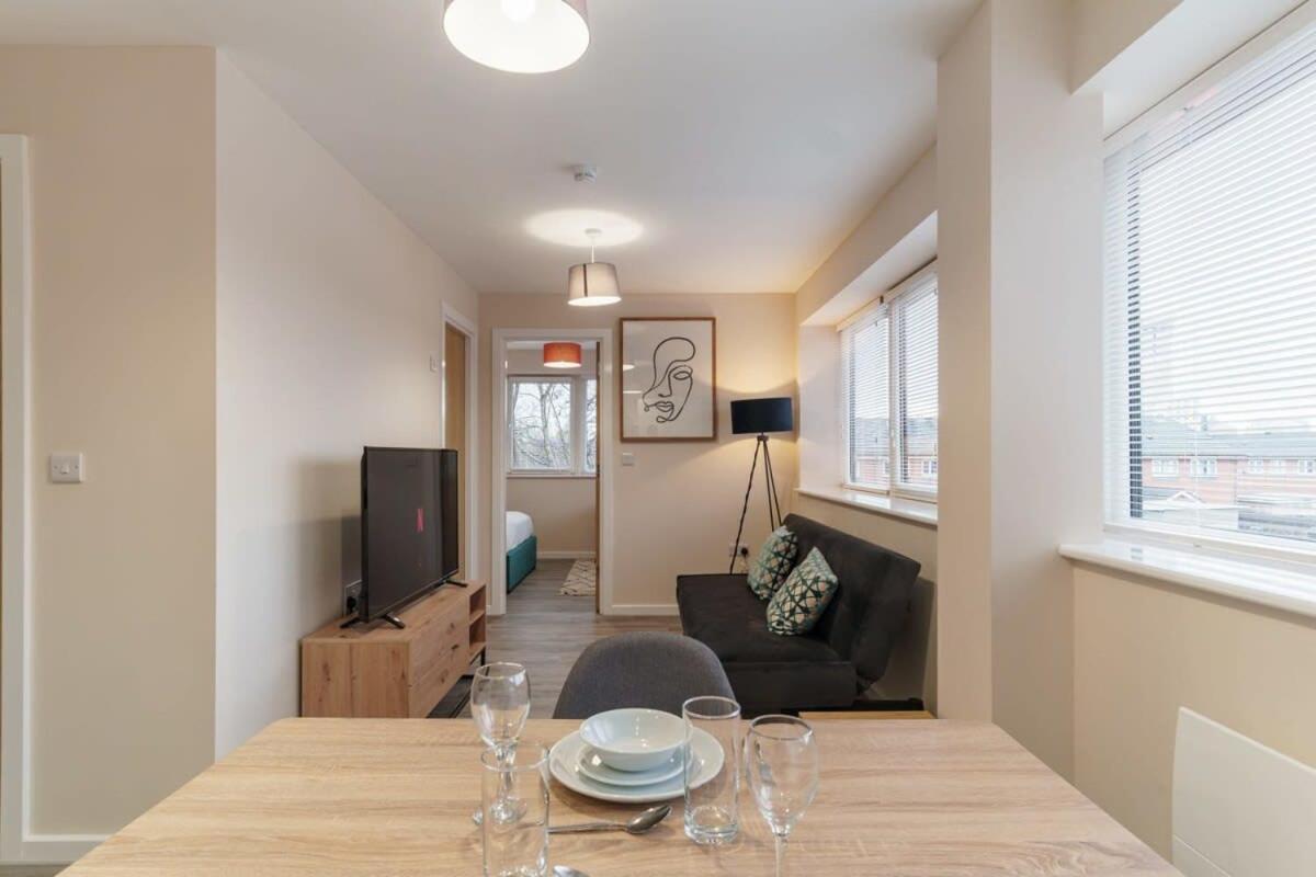 Fantastic 1 Bed Flat Manchester - Sleeps 3 Luaran gambar